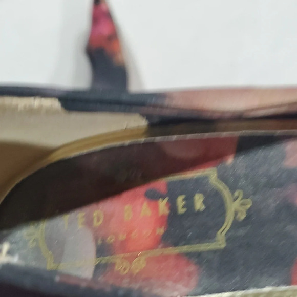 Ted Baker Multicolor Floral Heels - Picture 8 of 11